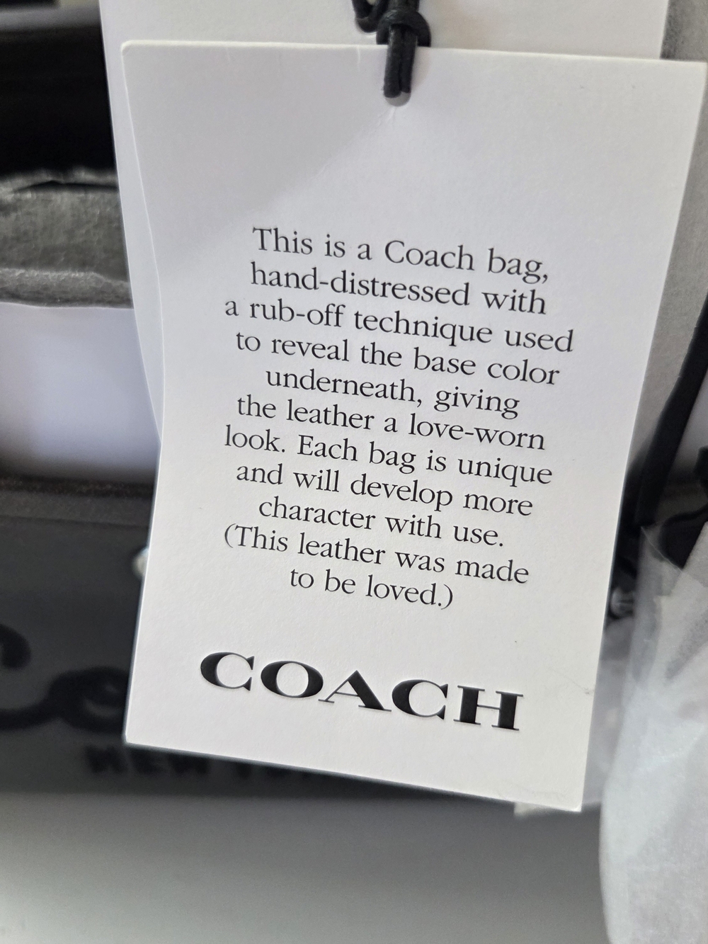 Coach Cargo Tote 26 in Loved Leather - Picture 16 of 16